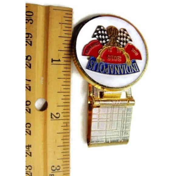 Indianapolis 2015 Elks Convention Wallet Credit Card Cash Holder Used Money Clip - Picture 8 of 8